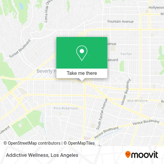 Addictive Wellness map