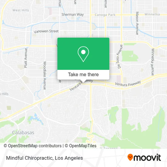 Mindful Chiropractic map