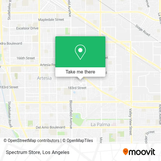 Spectrum Store map
