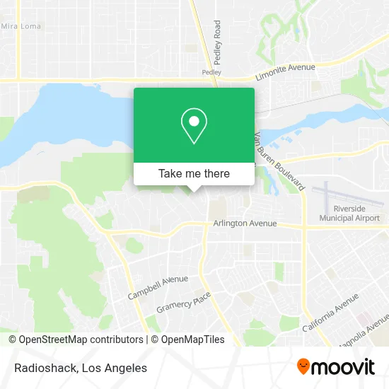 Radioshack map