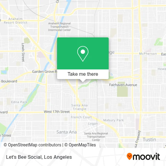 Let's Bee Social map