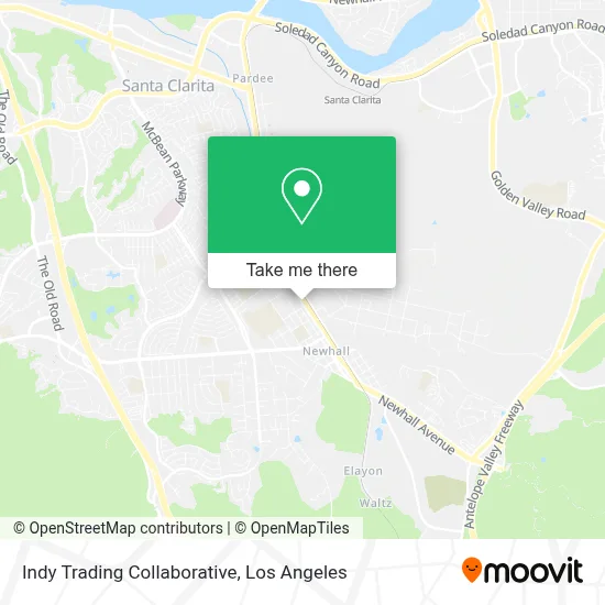Indy Trading Collaborative map