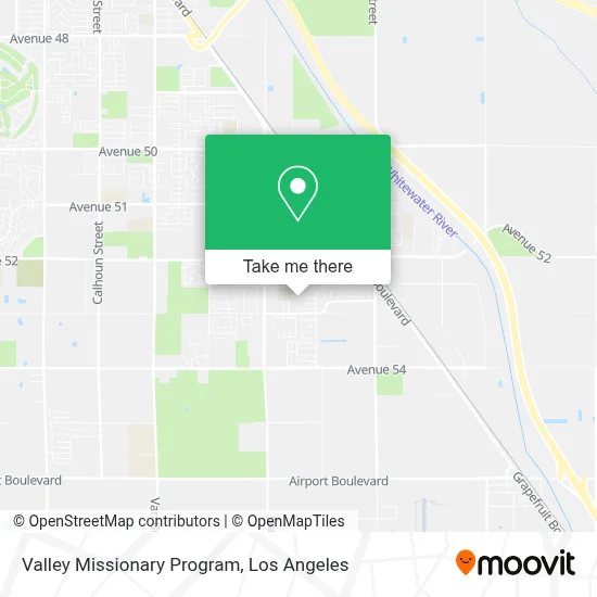 Valley Missionary Program map