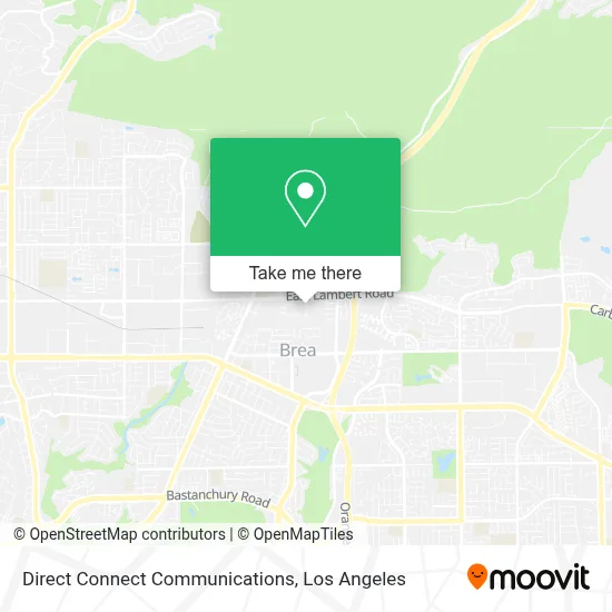 Direct Connect Communications map