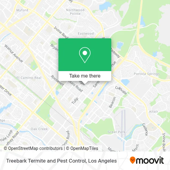 Treebark Termite and Pest Control map
