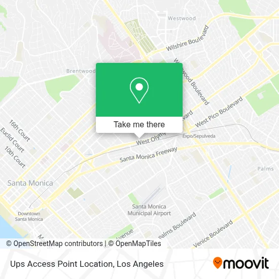 Ups Access Point Location map