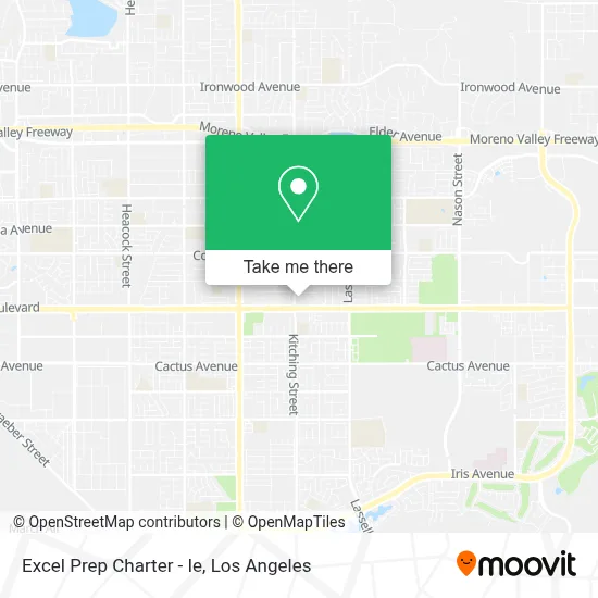 Excel Prep Charter - Ie map