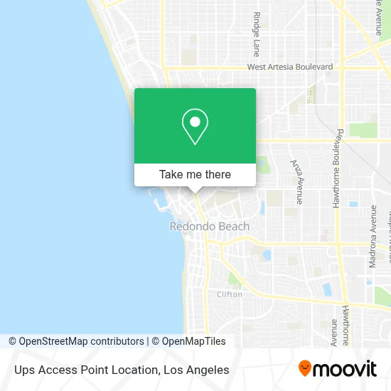 Ups Access Point Location map