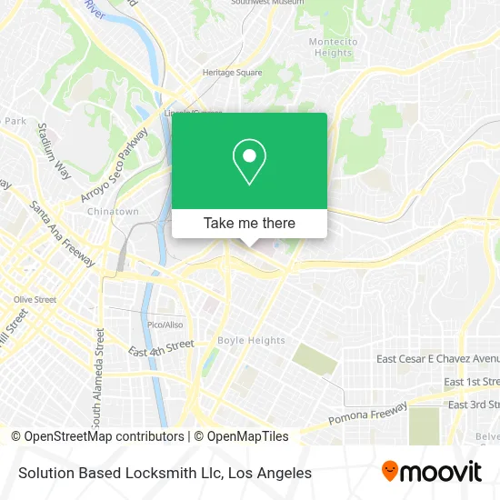 Solution Based Locksmith Llc map
