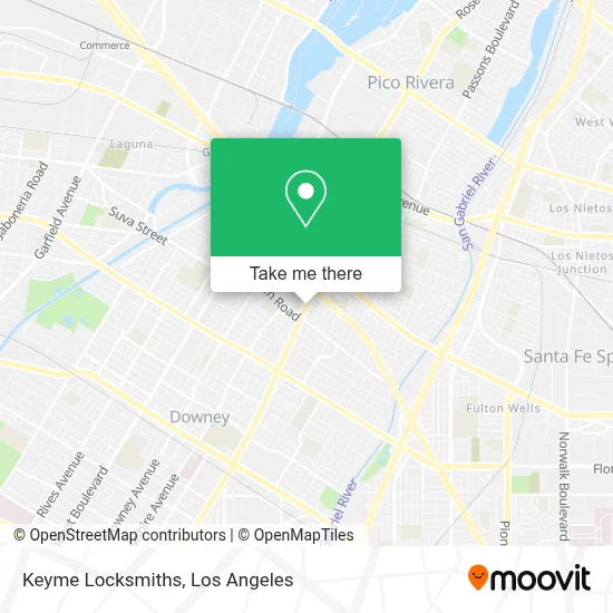 Keyme Locksmiths map