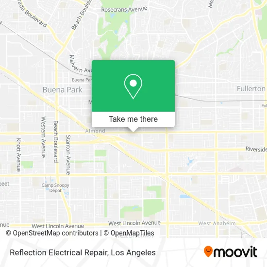 Reflection Electrical Repair map