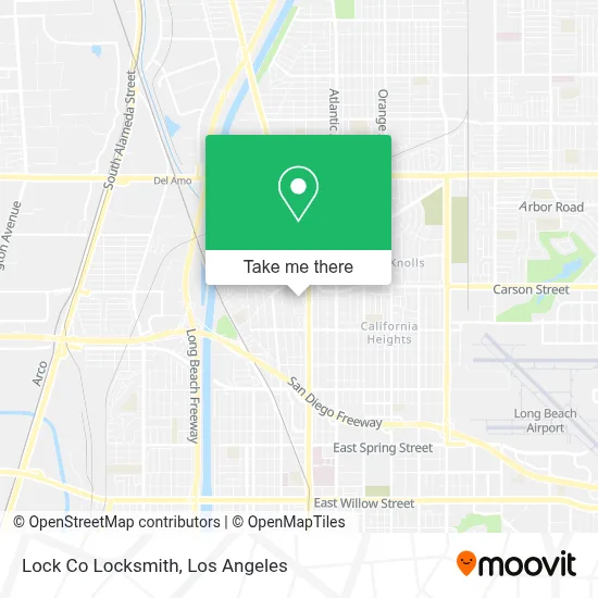 Lock Co Locksmith map