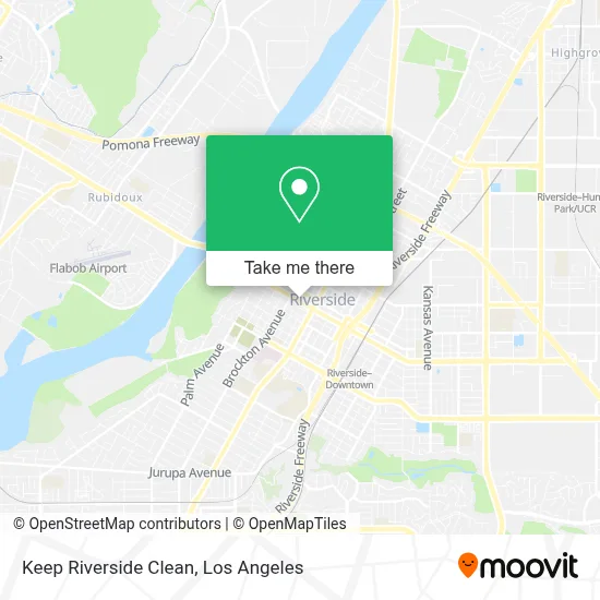 Keep Riverside Clean map
