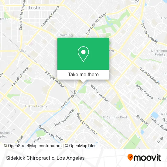 Sidekick Chiropractic map
