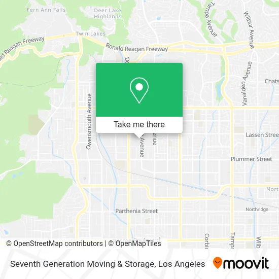 Seventh Generation Moving & Storage map
