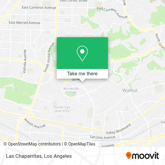 Las Chaparritas map