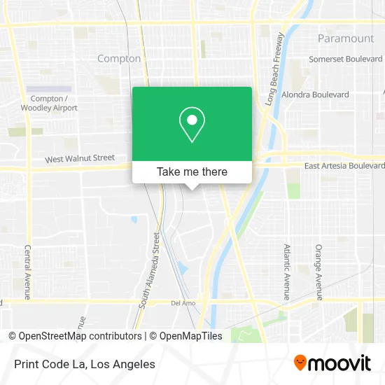 Print Code La map