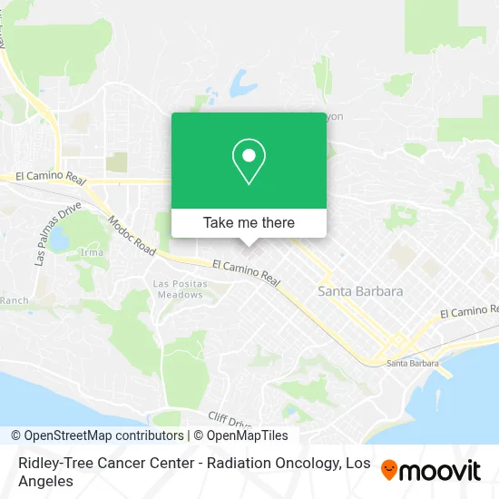 Ridley-Tree Cancer Center - Radiation Oncology map