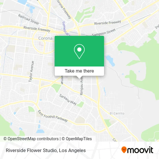Riverside Flower Studio map
