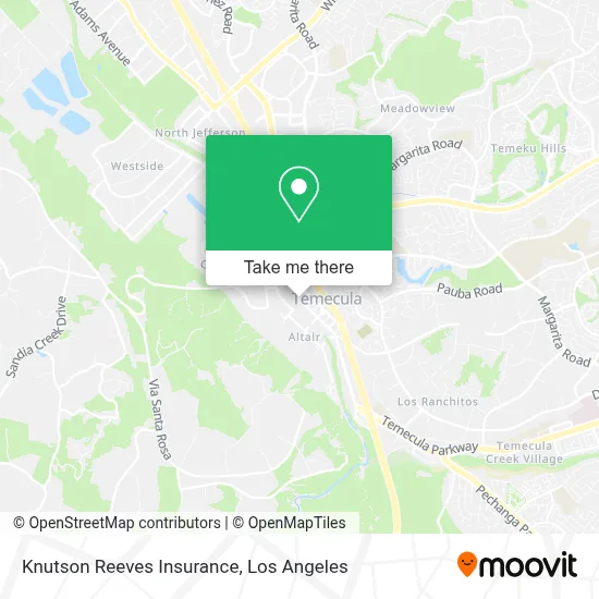 Knutson Reeves Insurance map