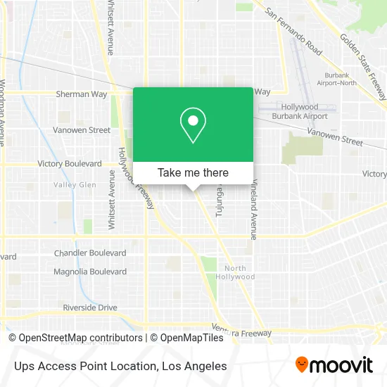 Ups Access Point Location map