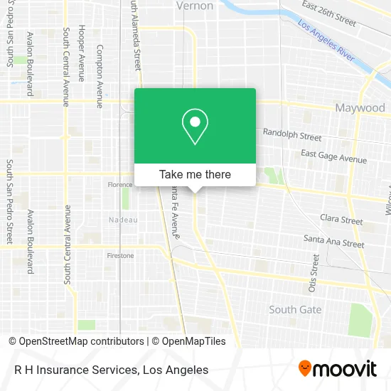 R H Insurance Services map