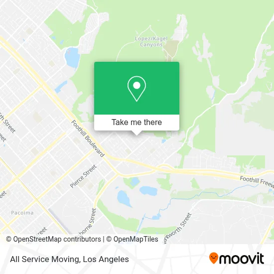 All Service Moving map