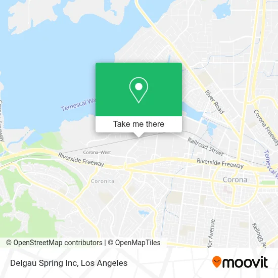 Delgau Spring Inc map