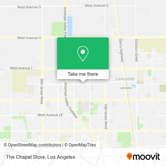 The Chapel Store map