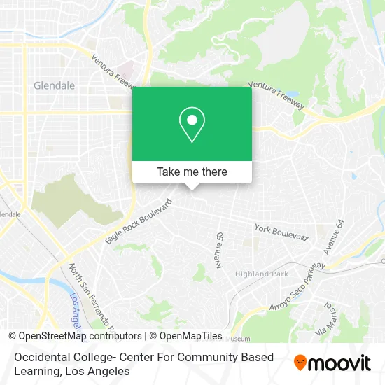 Occidental College- Center For Community Based Learning map