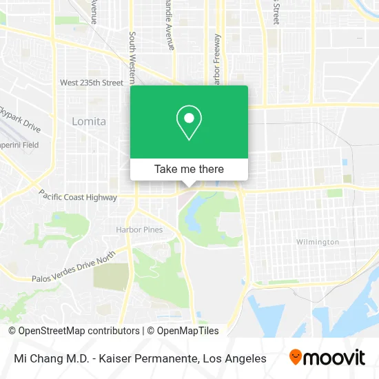 Mi Chang M.D. - Kaiser Permanente map