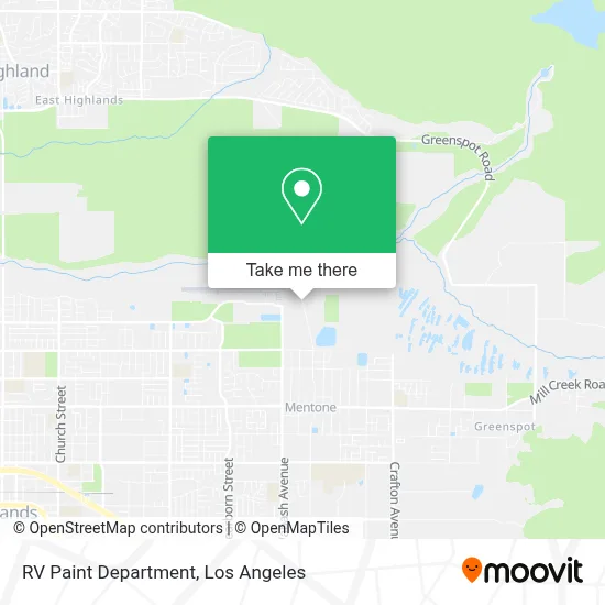 RV Paint Department map