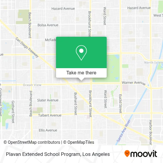 Plavan Extended School Program map