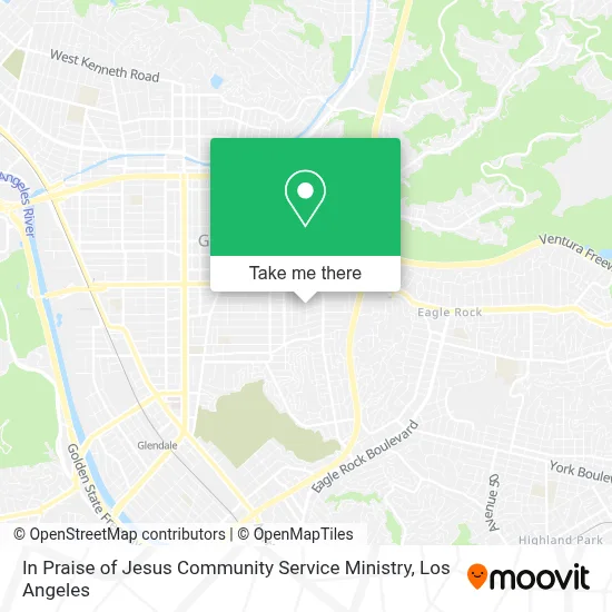 In Praise of Jesus Community Service Ministry map