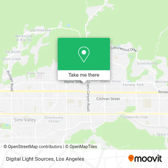 Digital Light Sources map
