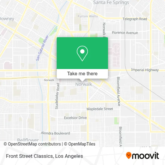Front Street Classics map