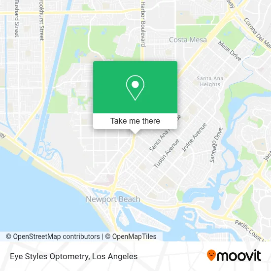 Eye Styles Optometry map