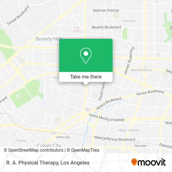 R. A. Physical Therapy map