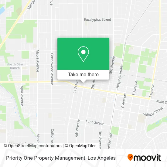 Priority One Property Management map