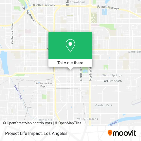 Project Life Impact map