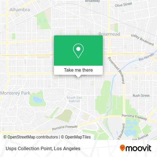 Usps Collection Point map