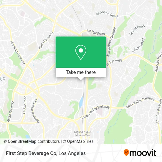 First Step Beverage Co map
