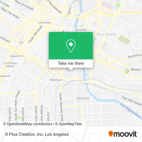 R Plus Creation ,Inc map