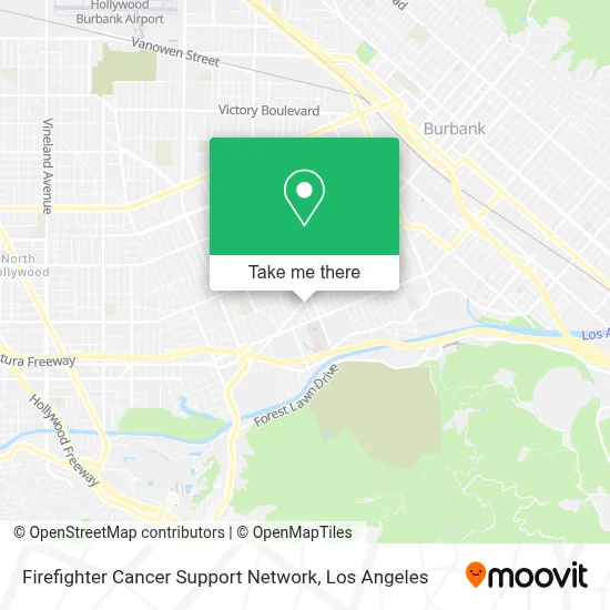 Firefighter Cancer Support Network map