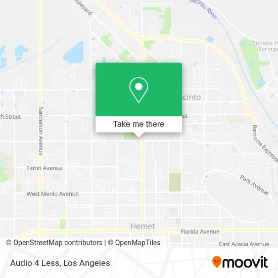 Audio 4 Less map