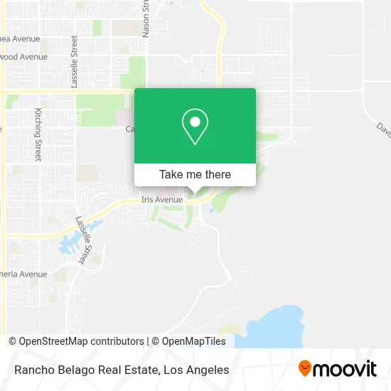 Rancho Belago Real Estate map