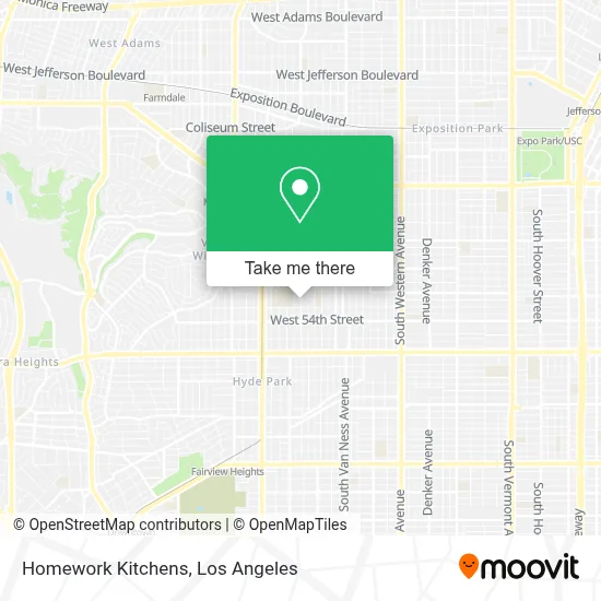 Homework Kitchens map