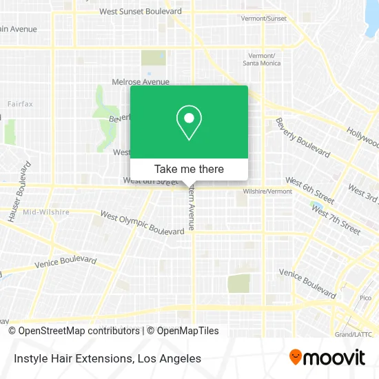 Instyle Hair Extensions map