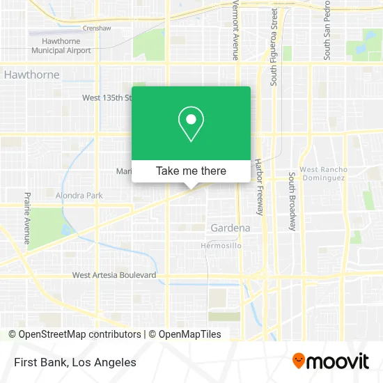 First Bank map