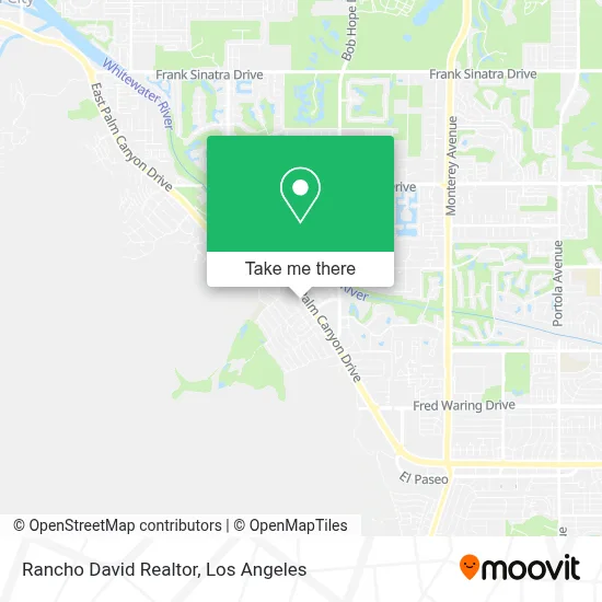 Rancho David Realtor map